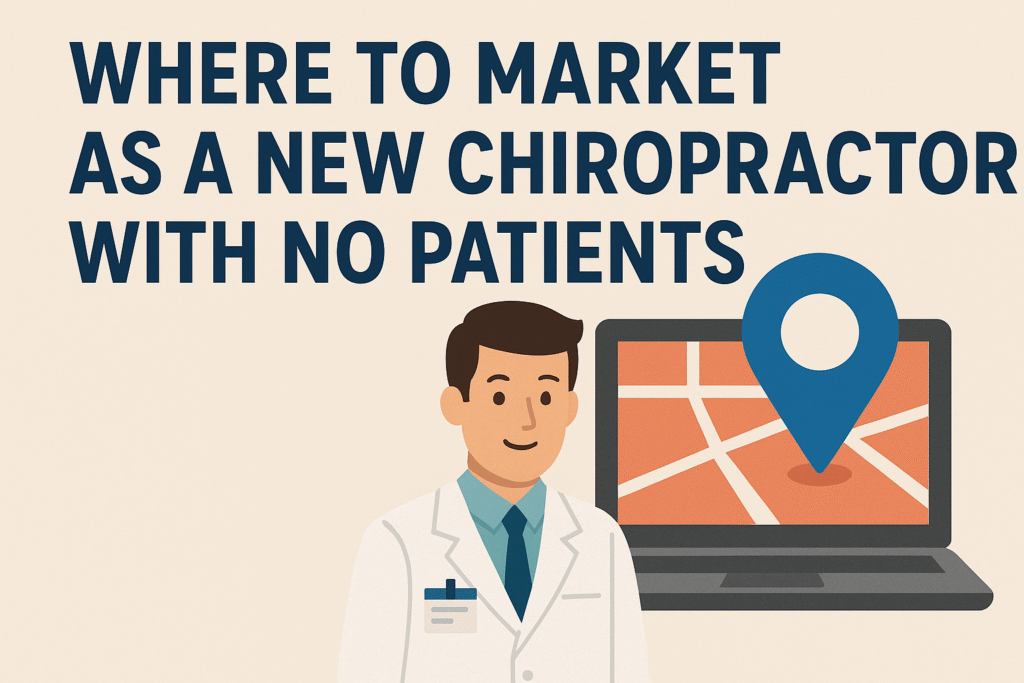 Where To Market As A New Chiropractor With No Patients