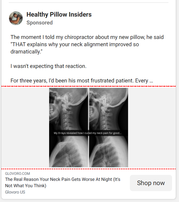 Chiropractor Facebook Ads Examples